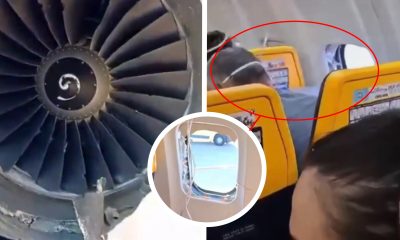 Noi imagini de la bordul Boeingului Ryanair: Cum a fost salvat pasagerul „al cărui cap și umeri se aflau în afara aeronavei”