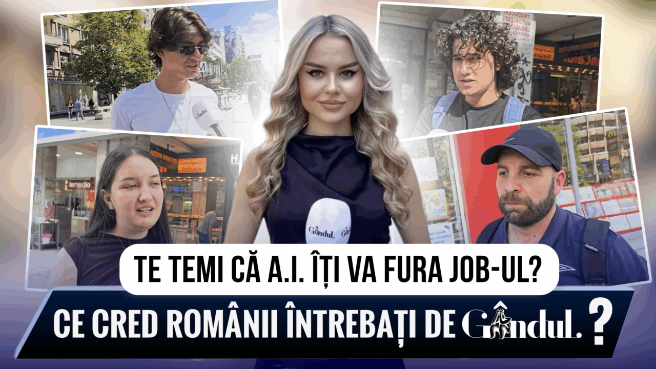 Te temi că Inteligența Artificială îți va fura job-ul? Ce au răspuns oamenii întrebați de Gândul