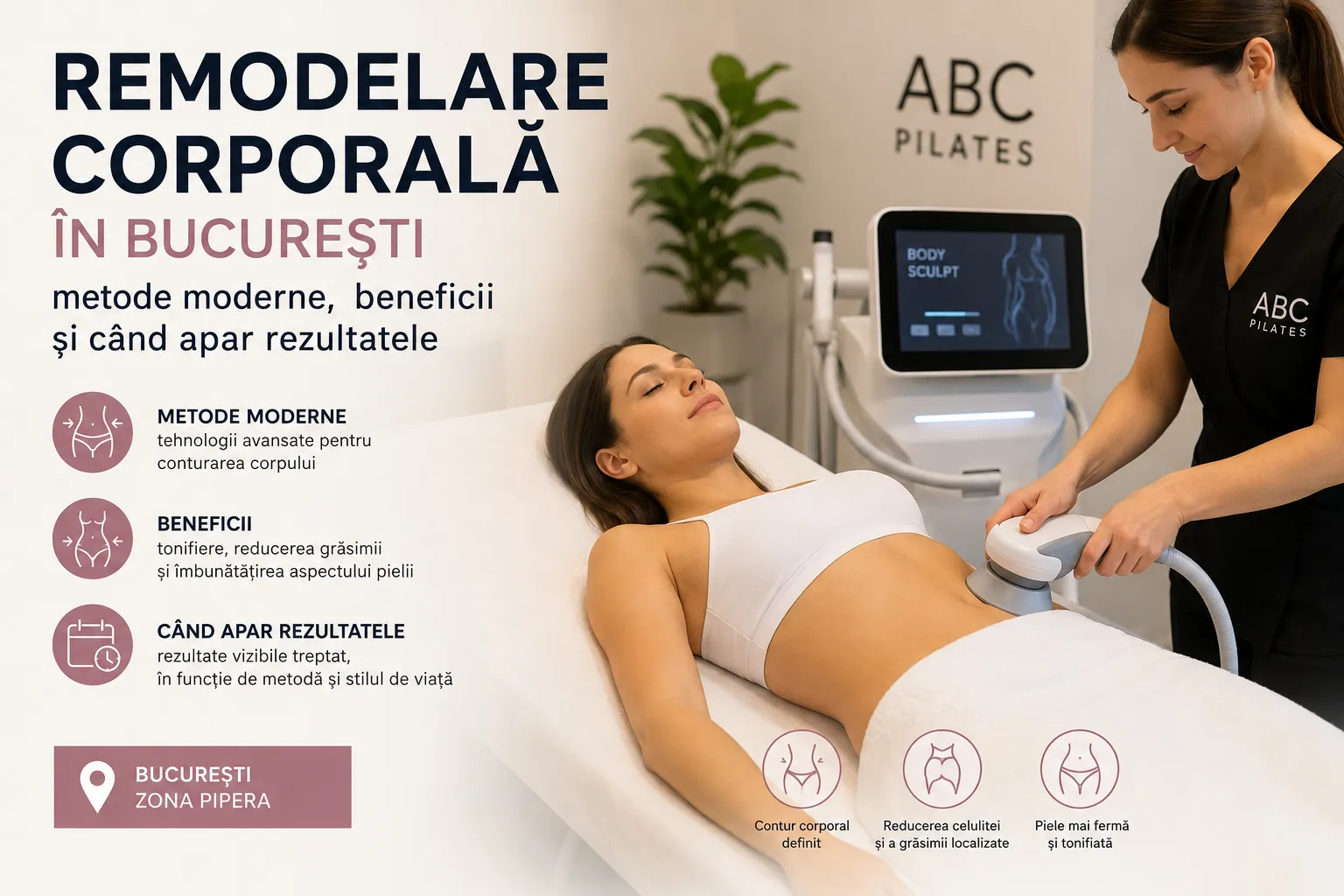 Remodelare corporală în București: metode moderne, beneficii și când apar rezultatele