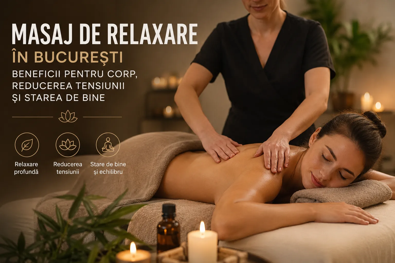 Masaj de relaxare în București: beneficii pentru corp, reducerea tensiunii și starea de bine