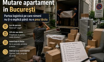 Mutare apartament în București. Partea logistică pe care nimeni nu ți-o explică până nu e prea târziu