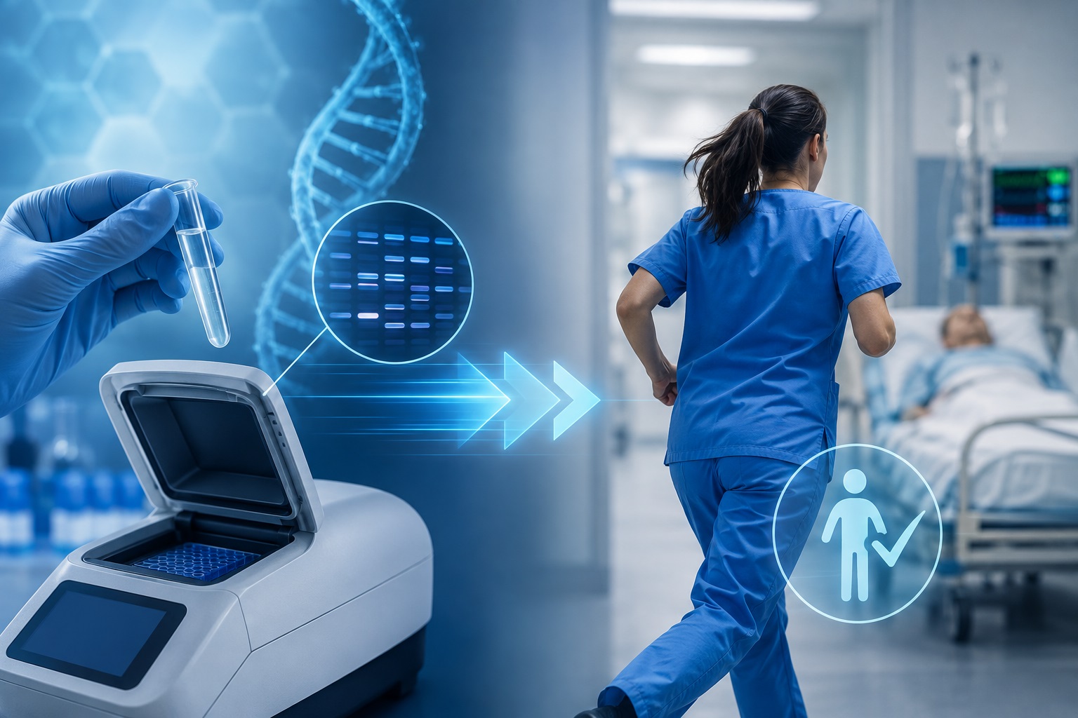 Testarea moleculară în ITS. Un rezultat obținut mai devreme poate susține o conduită medicală mai rapidă