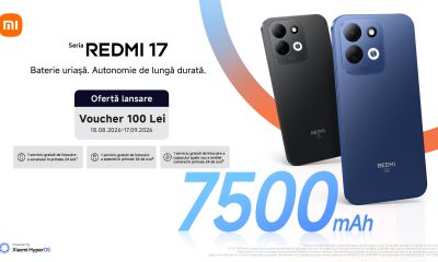 Xiaomi aduce în România seria REDMI 17, cu o baterie de 7.500 mAh, un ecran generos de 6,9 inch și rezistență pentru utilizarea zilnică