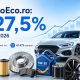 AutoEco.ro crește cu 27,5% în S1 2026, până la 14,72 milioane lei, în timp ce retailul românesc scade cu 5,7%
