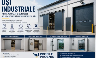 Uși industriale: tipuri, avantaje și cum alegi soluția potrivită pentru proiectul tău