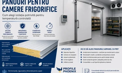 Panouri pentru camere frigorifice: cum alegi izolația potrivită pentru temperatură controlată