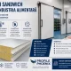 Panouri sandwich pentru industria alimentară: igienă, izolație și soluții pentru spații frigorifice