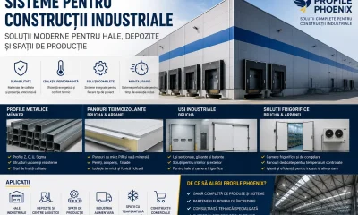 Sisteme pentru construcții industriale: soluții moderne pentru hale, depozite și spații de producție
