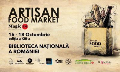 Comunicat de presă | ARTISAN FOOD MARKET ed. a XIII-a, Biblioteca Națională a României | București | 16 – 18 Octombrie