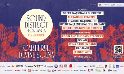 Sound District Floreasca debutează vineri, 11 septembrie, cu Teatrul de Operetă „Ion Dacian” și Robin and the Backstabbers