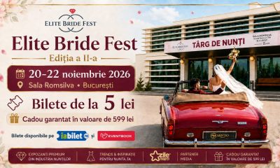 Elite Bride Fest – Ediția a II-a, între 20 și 22 noiembrie 2026, la Sala Romsilva din București