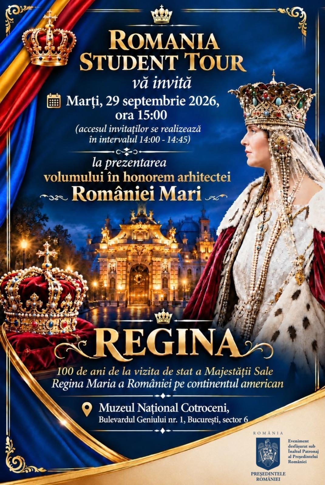 România marchează centenarul vizitei Reginei Maria în America prin lansarea unui volum editorial de referință, aflat sub Înaltul Patronaj al Președintelui României