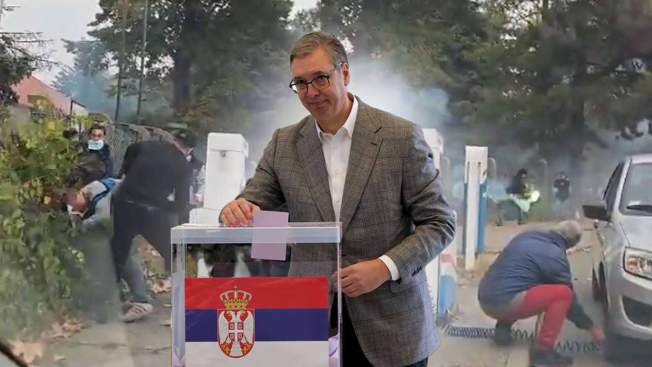 Incidentele care au marcat ziua alegerilor parlamentare din Serbia. De la atacarea pe stradă a mamei fostului președinte la „corturile negre”