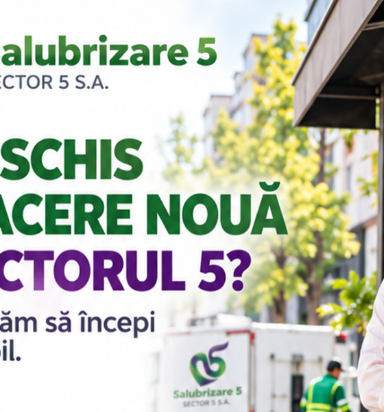 (P) Salubrizare S5. Ai deschis o afacere nouă în Sectorul 5? Noi te ajutăm să începi responsabil