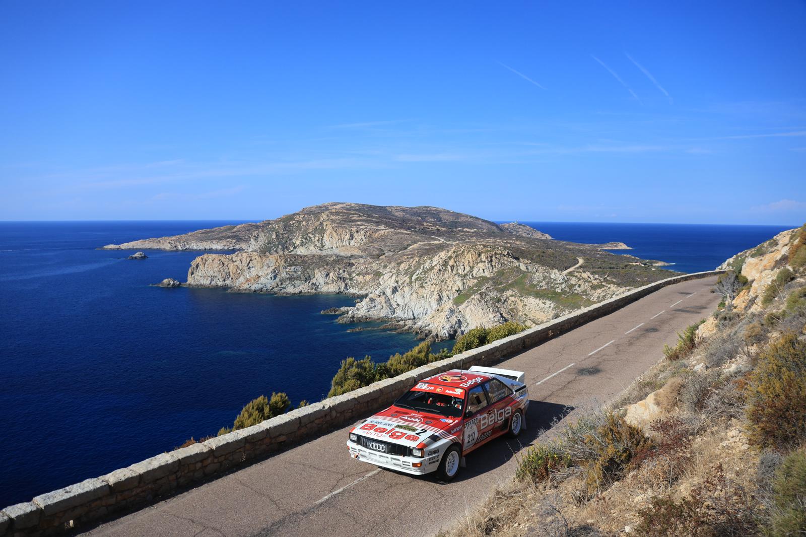 Performanță românească la Tour de Corse Historique 2026: Alexander Mărmureanu, locul 1 la clasa BJ D8, la volanul unui Audi Quattro din 1983