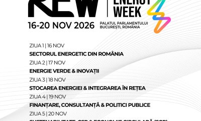 ROMANIAN ENERGY WEEK revine la Palatul Parlamentului, între 16 și 20 noiembrie 2026, cu cinci zile de dialog despre viitorul energetic al României
